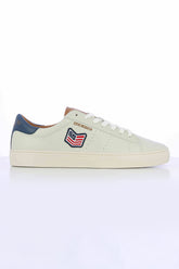 Steve McQueen McCoy ecru leather sneakers Men